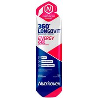 Gel de nutrición deportiva nutrinovex longovit 360 frutas del bos