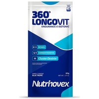 Bebida de nutrición deportiva nutrinovex longovit 360 tropical 60