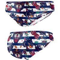 Maillot de bain Turbo Homme Waterpolo Marine Tattoo Marine print