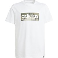 T-shirt adidas B Camo Lin Enfant Blanc
