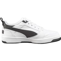 Chaussures Puma Rebound V6 Low Enfant blanc-Noir