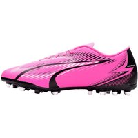 Bottes de football Puma Ultra Play MG Rose Blanc