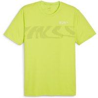 T-shirt Running by Puma RUN FAVORITE S GRAP Lime Homme