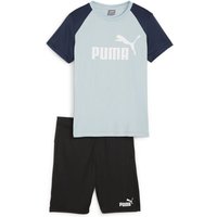 Ensemble Puma Short Polyester Enfant Bleu