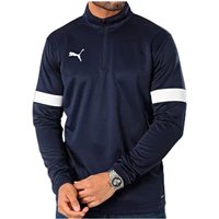 T-shirt Football de Puma individualRISE 1/4 Z Navy Homme
