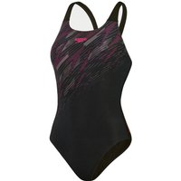 Maillot de bain de Natation Speedo Hyperboom Placement Muscleback Femme Black/Pink