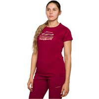 T-shirt de Montagne Trangoworld Sihl Femme Dark Fuchsia