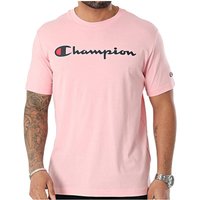 T-shirt Champion Col ras du cou Homme Rose