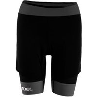 Pantalon de Trail Lurbel Samba Shorts Femme Noir/Gris