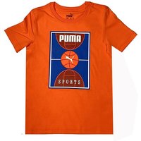T-shirt Enfant Puma Bppo Basket Blank Ba Orange