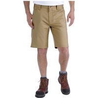 Pantalon Carhartt Short en toile extensible robuste Homme Kaki foncé