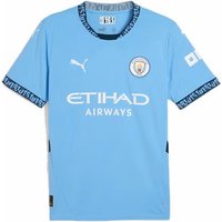 T-shirt de football Puma Manchester City 24/25 1ère Équipement Bleu
