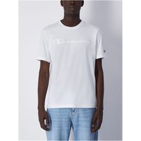 T-shirt Champion Homme Col ras du cou Blanc