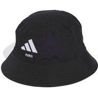 Sombrero adidas bucket hat negro/blanco