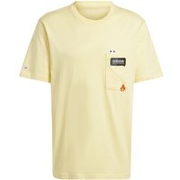 T-shirt adidas Homme Remoji Pocket Graphic Jaune