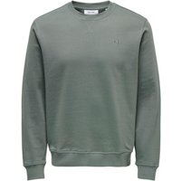 Sweat Only & Sons Onsdan Unshed Reg Crew Neck Balsam Green Homme