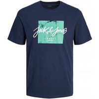T-shirt Jack and Jones tiley Crew Bleu marine Enfant