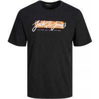 T-shirt Jack and Jones tiley Crew Noir Enfant