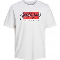 T-shirt Jack and Jones tiley Crew Blanc Enfant