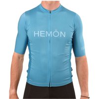 Maillot de Cyclisme Hemon Basic M/C Petrol Homme