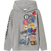 Sweat name it mjusty Nba Wh Unb Ous Grey Melange Enfant