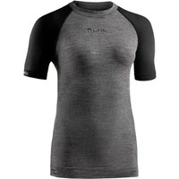 T-shirt de Trail Lurbel Move Manches Courtes Femme Gris/Noir