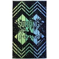 Toalla secaneta 100x170 jacquard terciopelo surfme verde