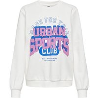 Sweat Only Onlkimmie L/S col rond Cloud Dancer Femme
