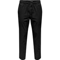 Pantalons Only & Sons Onslinus Taper 0183 Noir Homme