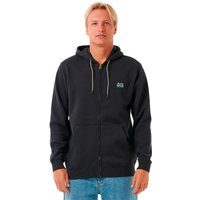 Sudadera rip curl horizon zip thru hombre negro