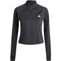 Sudadera de fitness adidas essentials tr-es 1/4zip mujer negro