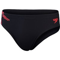 Maillot de bain Natation Speedo Homme de 7Cm Tech Panel Noir/ Rouge/Usa