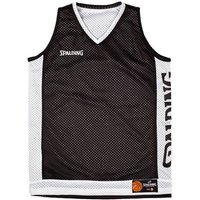 T-shirt de Basket-ball Spalding Débardeur Réversible Homme Noir/Blanc