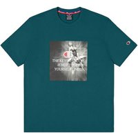 T-shirt Champion Homme Col ras du cou Vert
