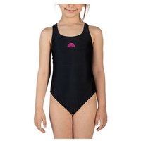 Bañador de natación aquarapid costume intero black niña