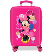 Maleta disney abs 55cm 4w love minnie rosa