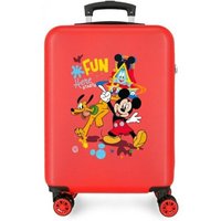 Maleta disney abs 55cm 4w mickey here starts rojo