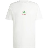 Camiseta adidas pizza hombre blanco