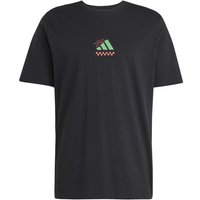 Camiseta adidas pizza hombre negro
