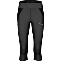 Collants de Pádel Head Tech 3/4 Tights Femme Noir