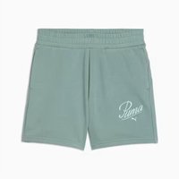 Pantalons Puma Essentials Script Taille Haute Femme Verte