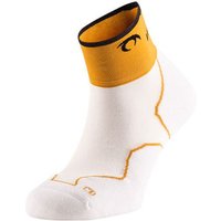 Chaussettes de Trail Lurbel Desafio Three Blanc/Jaune Ambre