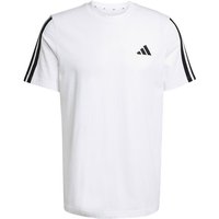Camiseta adidas 3 bandas sj hombre blanco