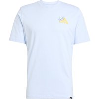 Camiseta adidas cheese hombre azul