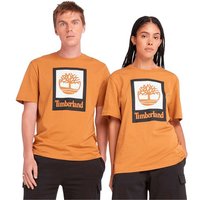 T-shirt Timberland T-shirt à manches courtes avec logo empilé coloré en blé
