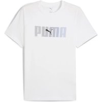 Camiseta puma essentials logo lab hombre blanco