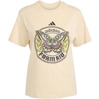 T-shirt de Fitness adidas Farm Gfx Tee Femme Beige