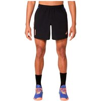 Pantalons de Pádel ASICS Padel Court 7In Short Homme Noir/Bleu Cobalt
