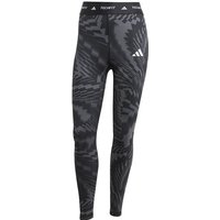 Collants de Fitness adidas Tf Print 7/8 L Femme Gris