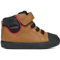 Chaussures Geox B Gisli B. C - Gbk Cer.+Nylon Enfant Tobacco/Noir